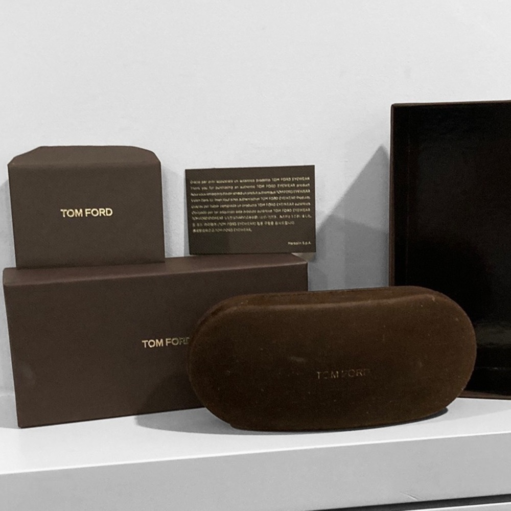 TOM Ford Velvet Sunglasses Eyeglasses Case, Box, Envelope